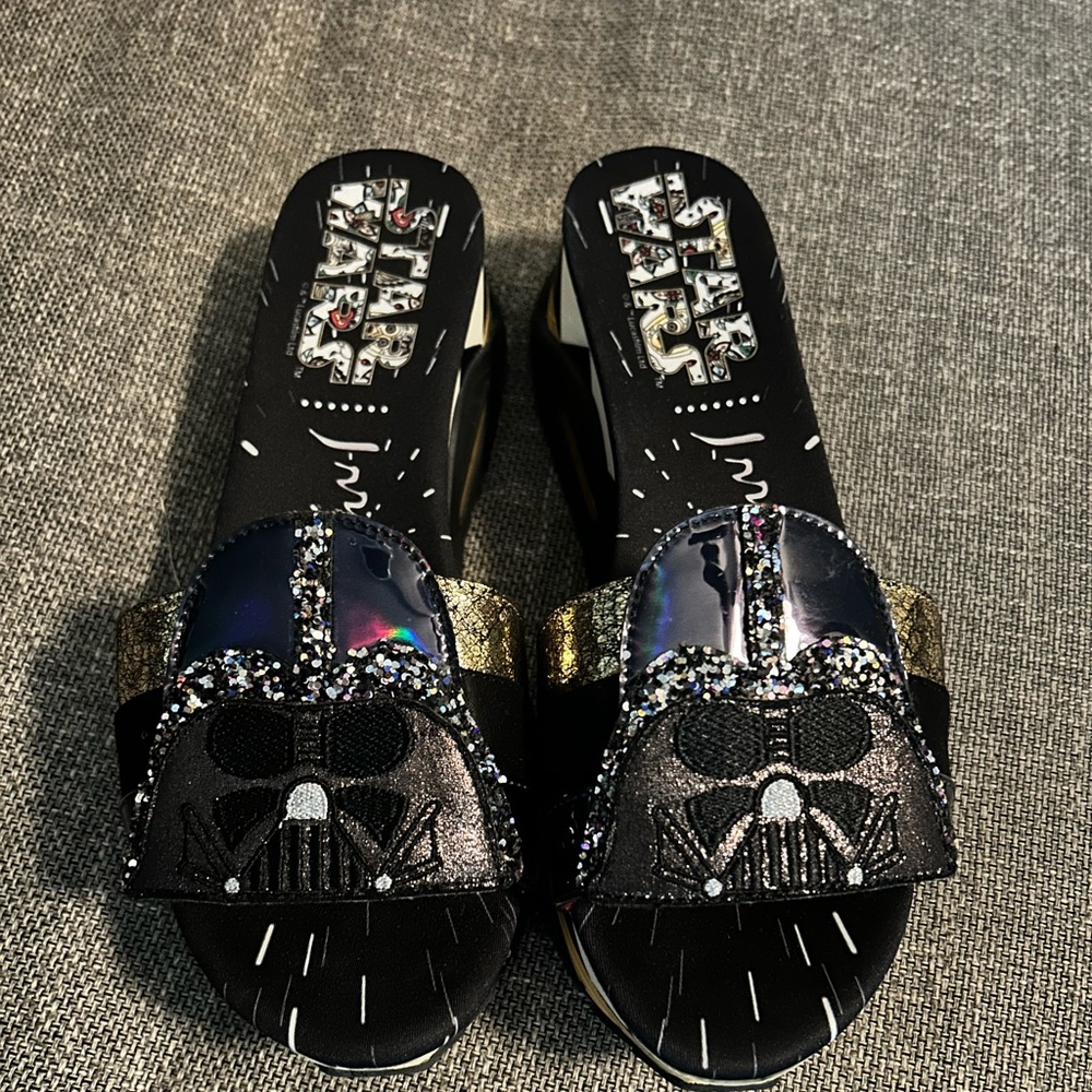 Irregular Choice Star Wars Collection Platform Sandal Heels Light Up NEW size 40